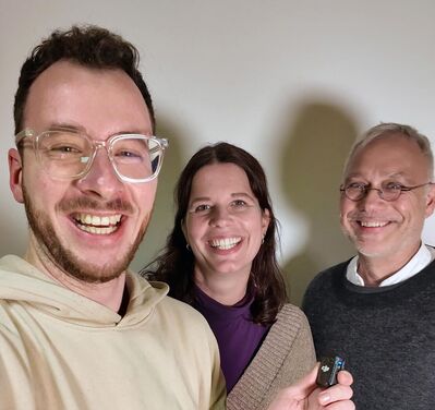 Matthias Eckmann, Laura Straub und Werner Nuber (Foto: M. Eckmann)