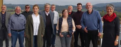 Klausurtagung der SPD-Gemeinderatsfraktion, v.l.n.r.: Werner Nuber, Peter Mohr, Rudi Krafcsik, SPD-Landtagskandidatin Ja