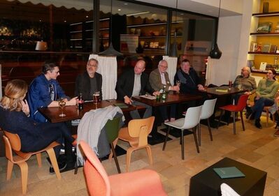 Diskussion über das Thema „Gefühlte Sicherheit“ mit Polizeidirektor Uwe Janitschek (Foto: Brigitte Geiselhart)